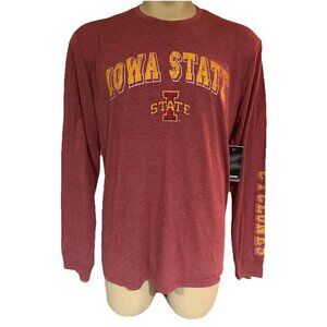 Iowa State Cyclones Men’s Long Sleeve Shirt Colosseum Soft Large New